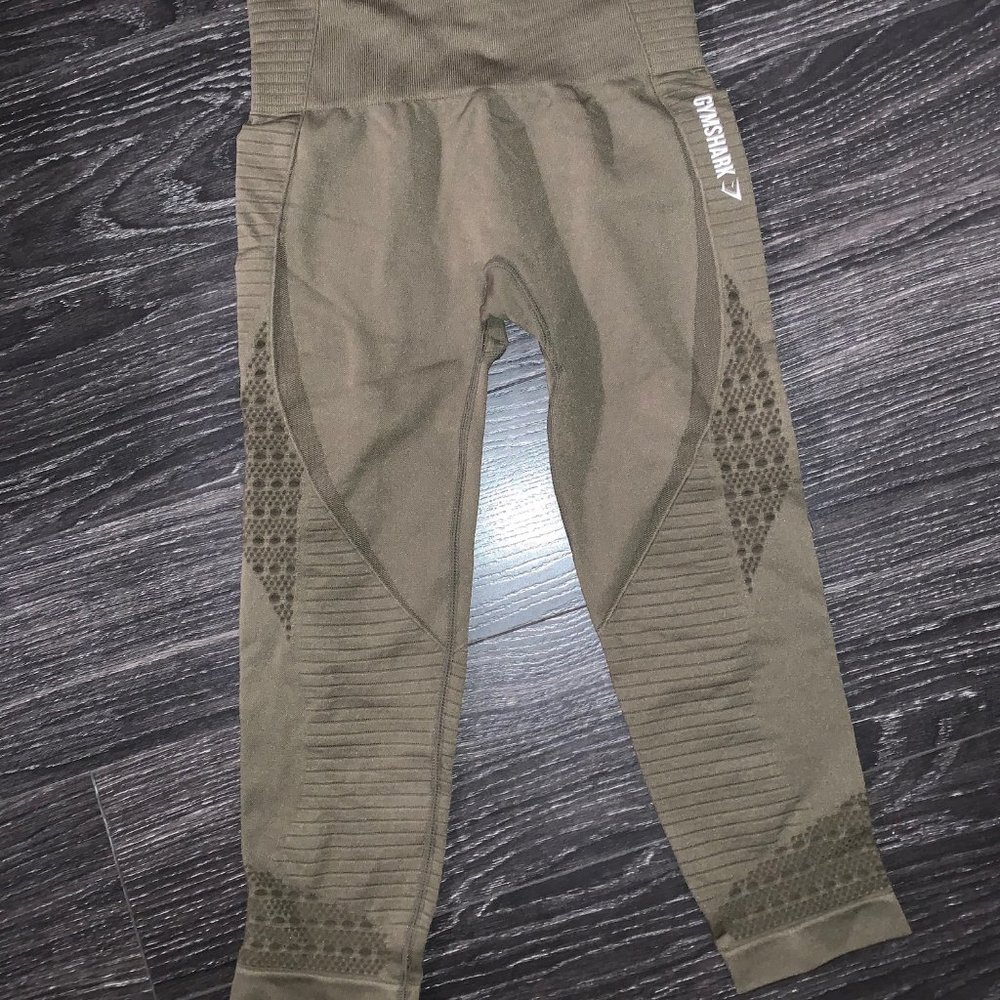 Gymshark Energy Seamless Leggings Khaki